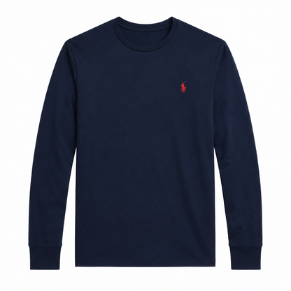 RL- Classic Long Sleeve T-Shirt "Essential Versatility in Premium Cotton"