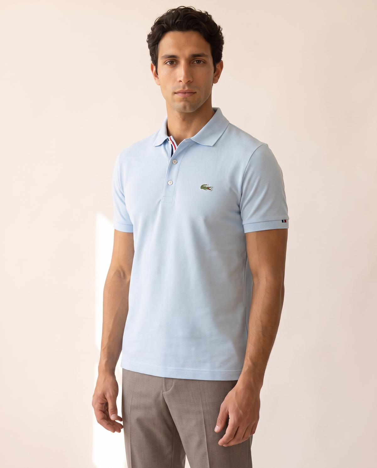 LC-Classic-Collared Piqué Polo Shirt