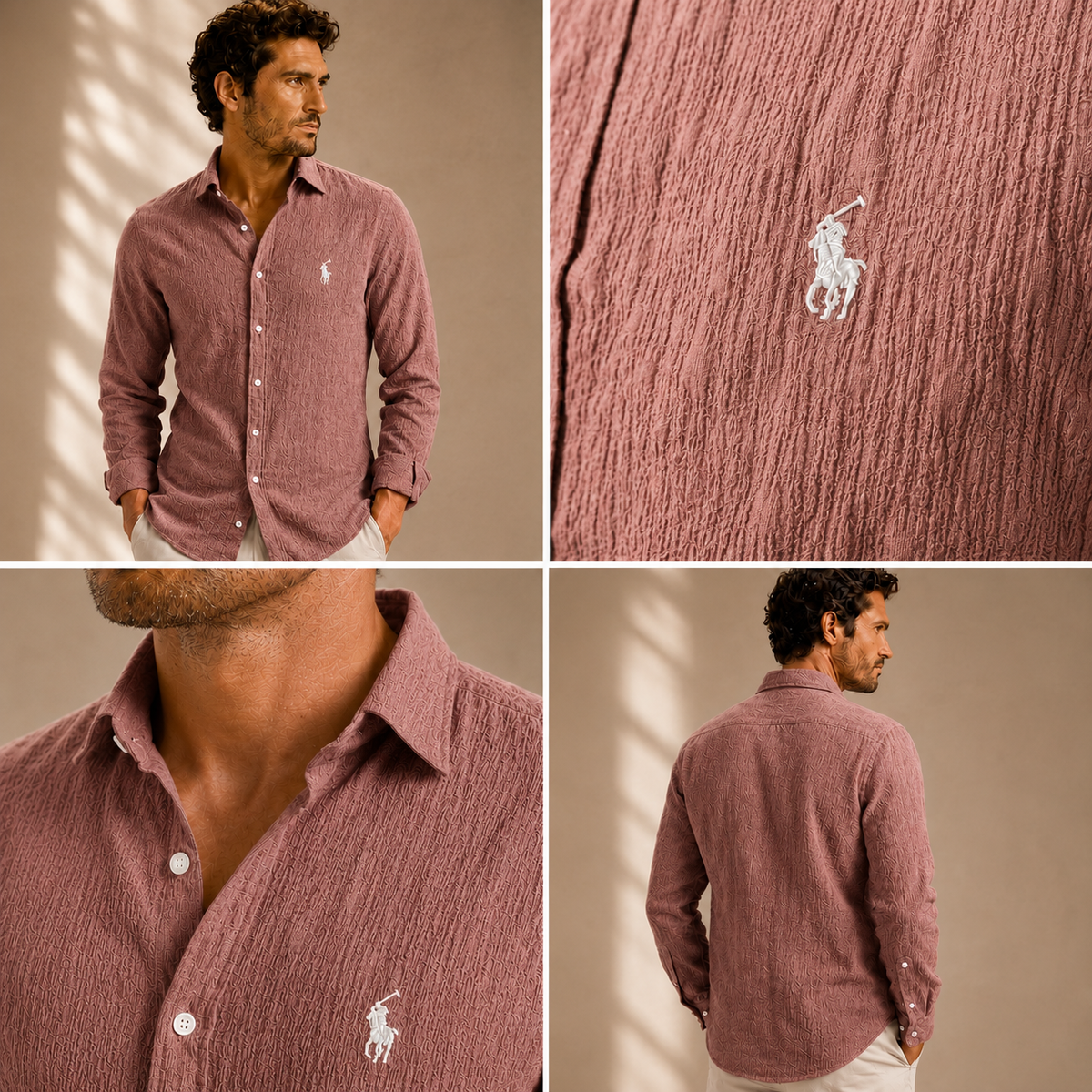 Capri Classic Linen Long-Sleeve Shirt