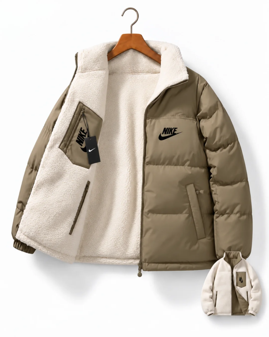 Nk Premium Fleece Puffer Beige - Exclusive Discount